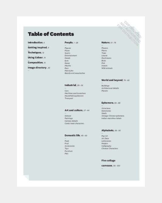 EXTRAORDINARY THINGS TO CUT OUT AND COLLAGE