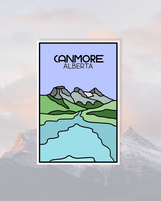 CANMORE PURPLE - POSTCARD