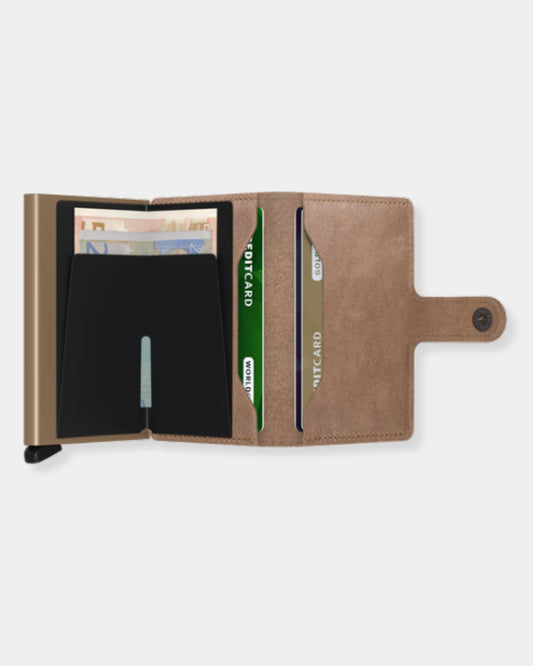 TAUPE - VINTAGE MINIWALLET
