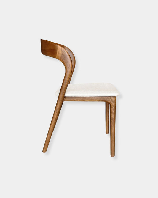 ROTONDO DINING CHAIR - WALNUT FRAME
