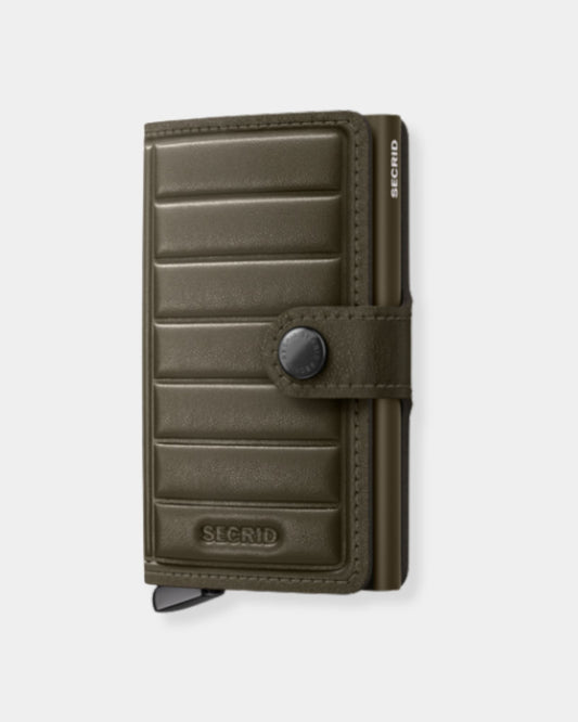 CEDAR EMBOSS LINES - MINIWALLET+