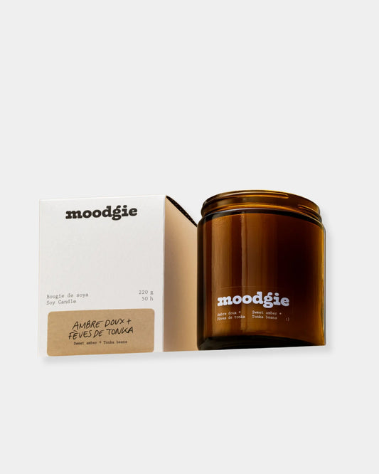 SWEET AMBER + TONKA BEANS - CANDLE