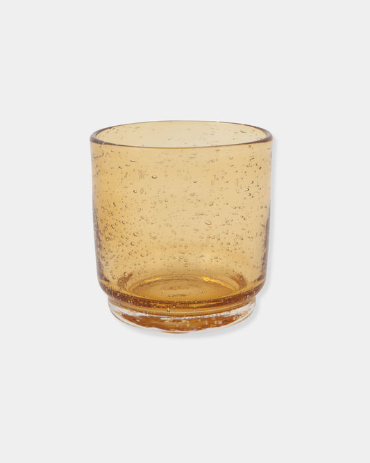 BUBBLED AMBER - 12oz TUMBLER
