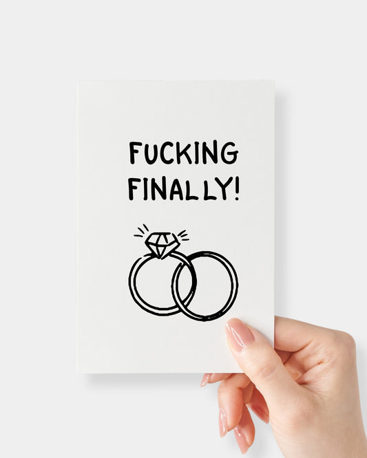 FUCKING FINALLY - CARD