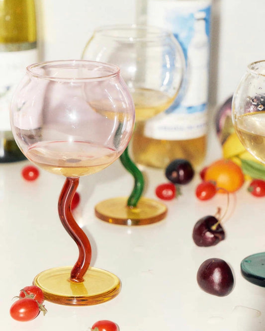 STRAWBERRY RETRO COCKTAIL GLASS