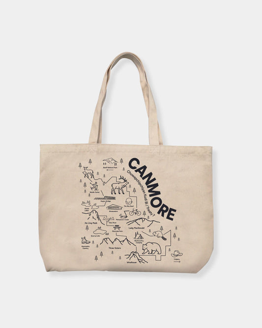 CANMORE MAP - TOTE BAG