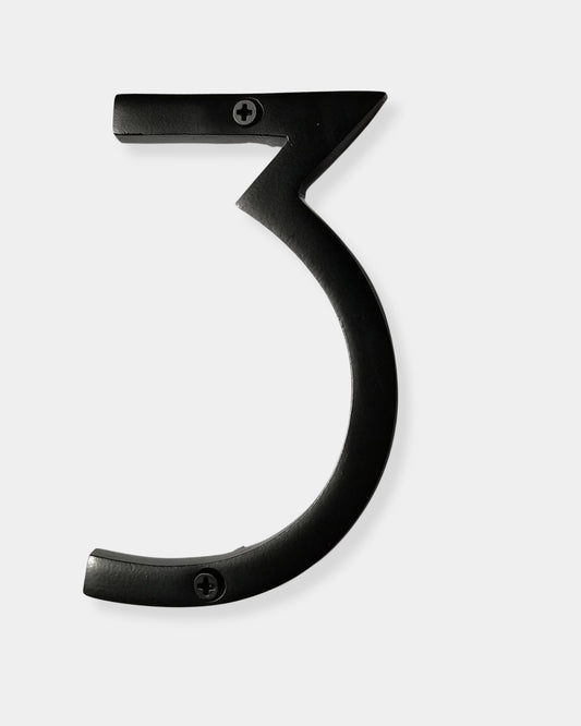 "3" ALUMINUM NUMBER