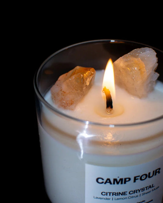 CITRINE CRYSTAL 9oz - CANDLE