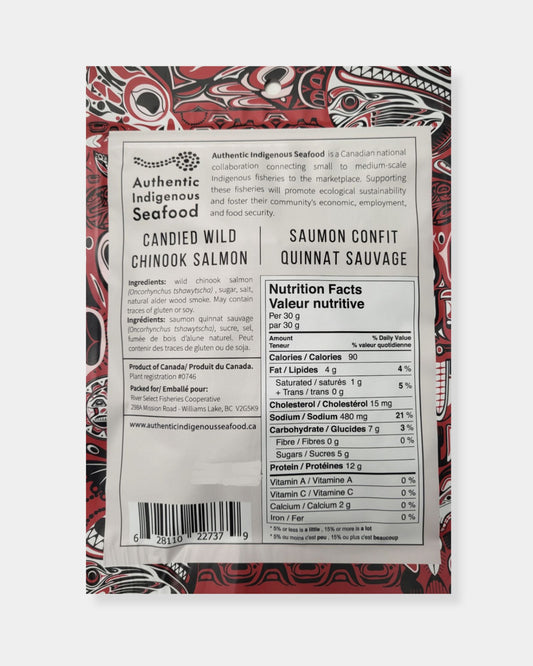 CANDIED WILD CHINOOK JERKY 60g