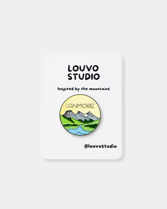 YELLOW CANMORE - ENAMEL PIN