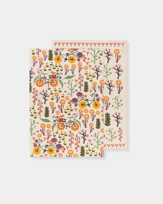 PETAL POWER - DISHTOWELS SET 2