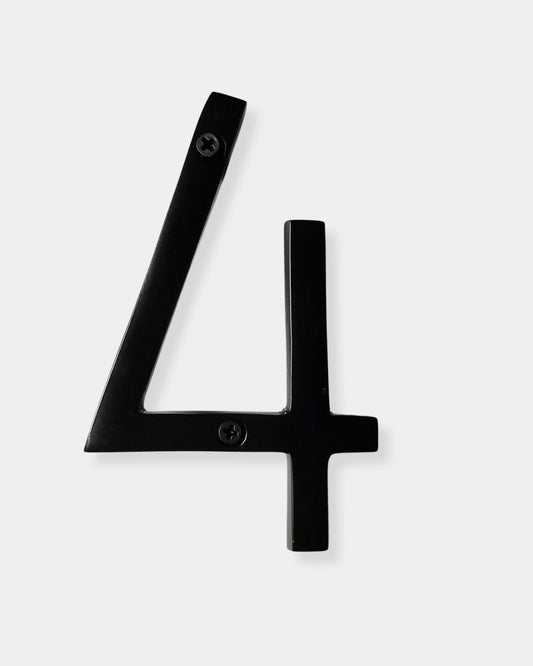 "4" ALUMINUM NUMBER