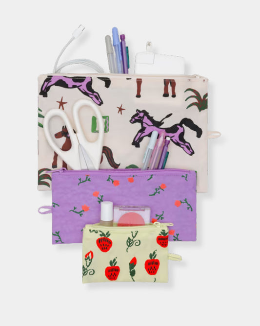 FLAT POUCH SET - PAINTED PRAIRIE