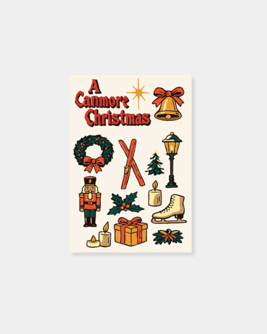 CANMORE CHRISTMAS STICKER SHEET