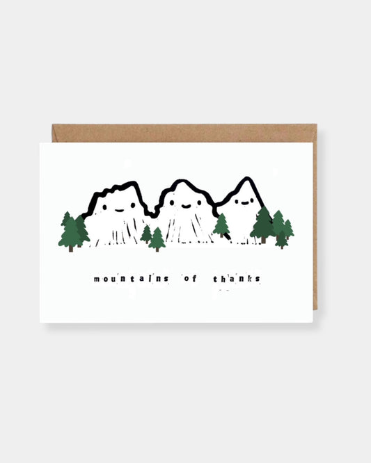 MOUNTAIN OF THANKS - CARD