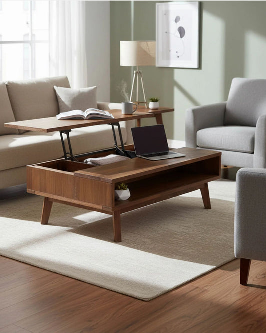 GIA COFFEE TABLE - WARM PECAN