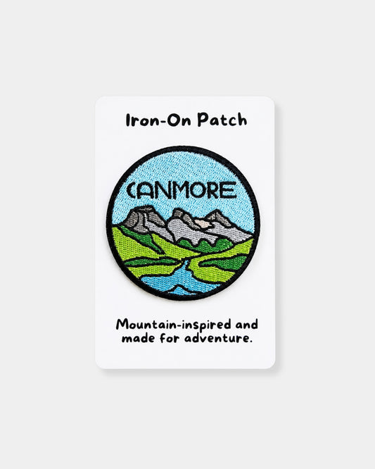 BLUE CANMORE - IRON ON PATCH