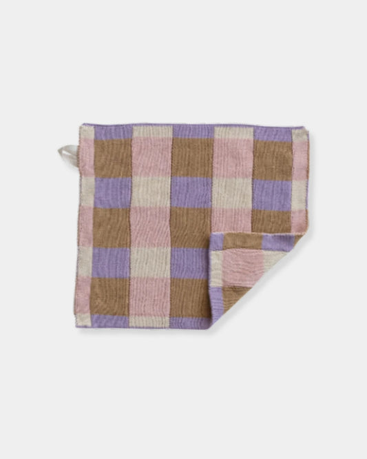 PURPLE COTTON KNIT DISH CLOTH
