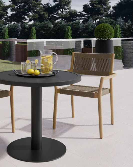 KAVALA STACKABLE DINING CHAIR - NATURAL