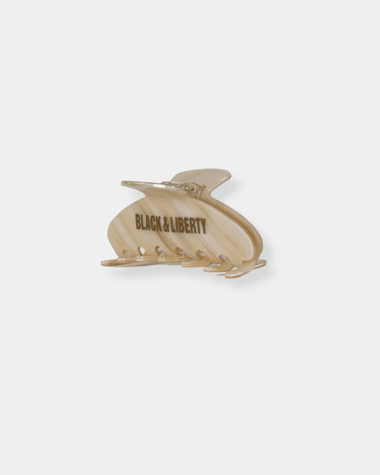 BLACK & LIBERTY HAIR CLIP - BEIGE