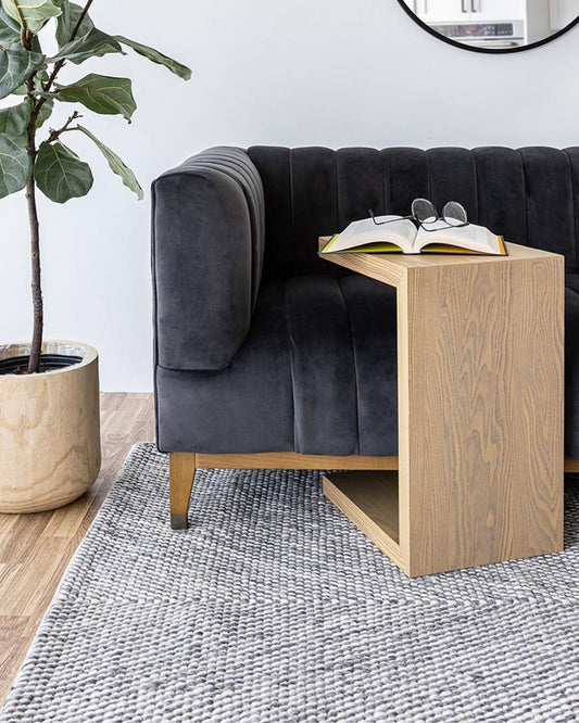 OSCAR C TABLE - LIGHT OAK