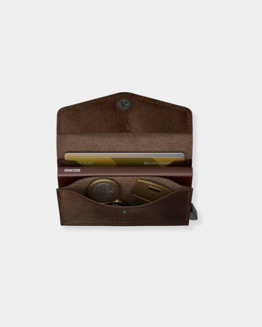 ENVELOPE WALLET - CHOCOLATE