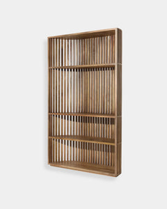TESSA BOOKCASE - BROWN
