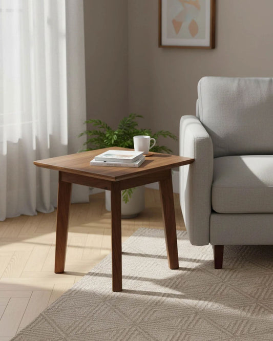 GIA SIDE TABLE - WARM PECAN