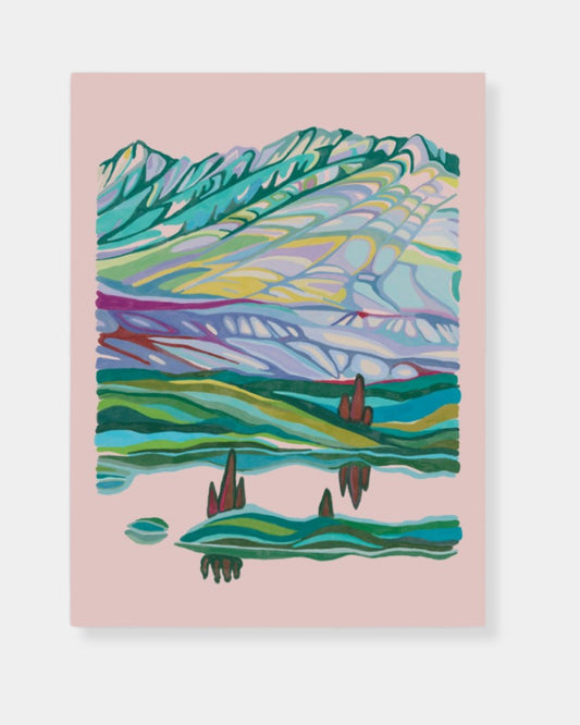 JASPER BLUFFS LOOKOUT - PRINT - 12X16