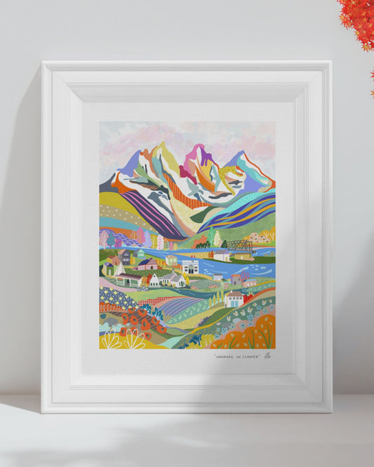 CANMORE IN SUMMER 8X10 - PRINT