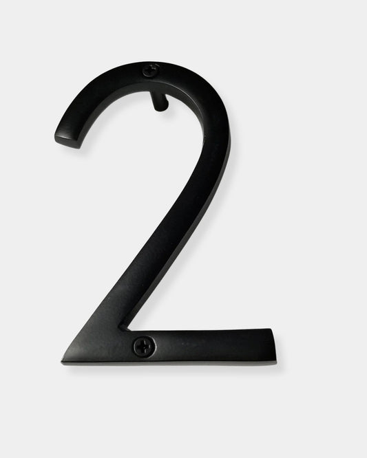 "2" ALUMINUM NUMBER
