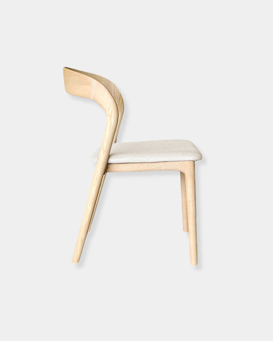 ROTONDO DINING CHAIR - NATURAL FRAME