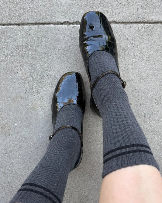CHARCOAL BOYFRIEND - SOCK | Stonewaters