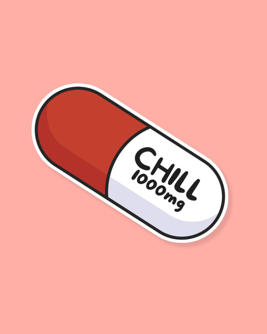 RED CHILL PILL - STICKER