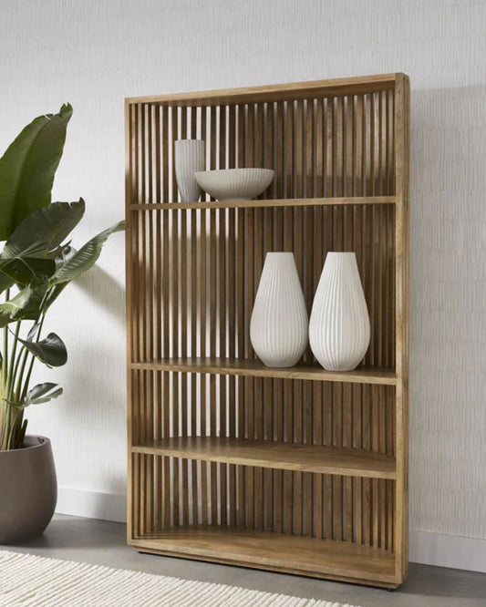 TESSA BOOKCASE - BROWN