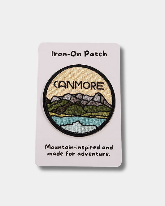 ORANGE CANMORE - IRON ON PATCH