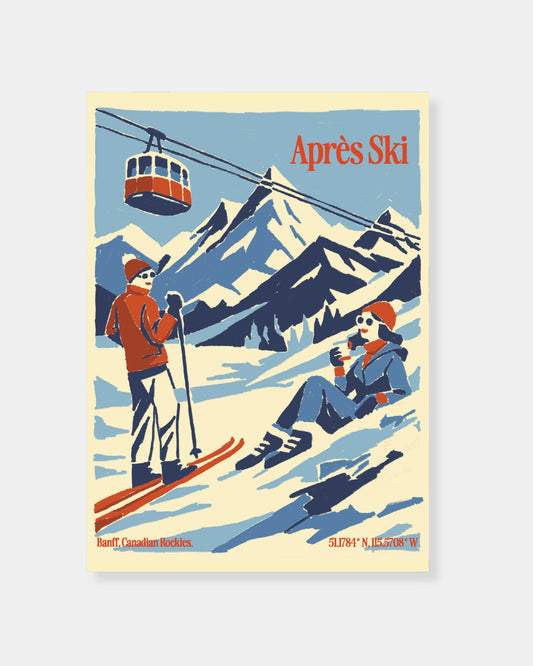 APRES SKI - STONEWATERS POSTCARD