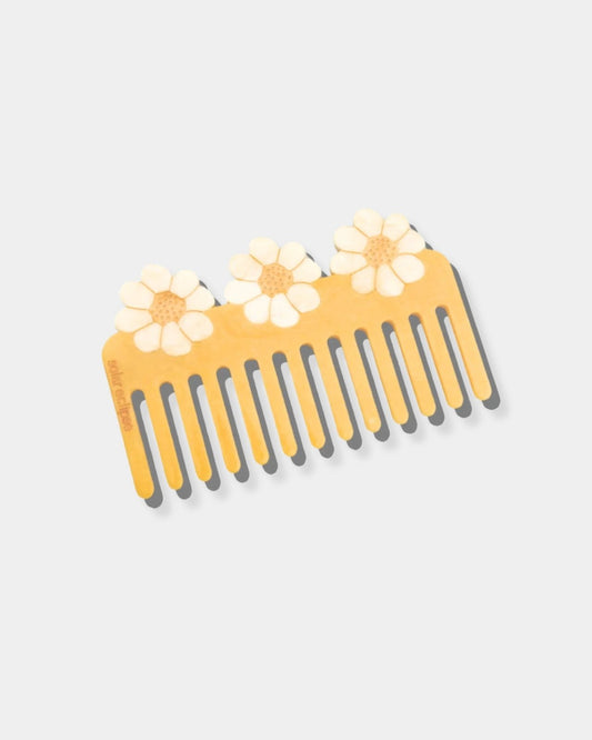 DAISY - WIDE TOOTH HAIR COMB | Stonewaters
