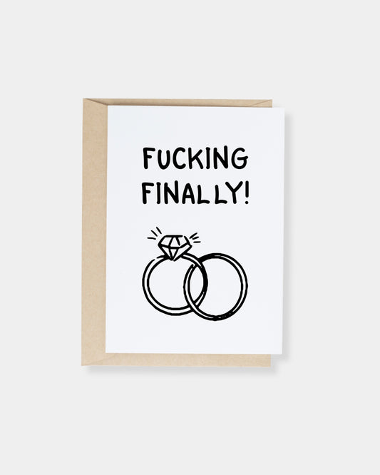 FUCKING FINALLY - CARD