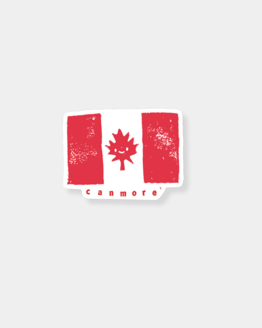 CANMORE FLAG - STICKER