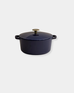 MINI DUTCH OVEN - NAVY BLUE 3.5 QTS