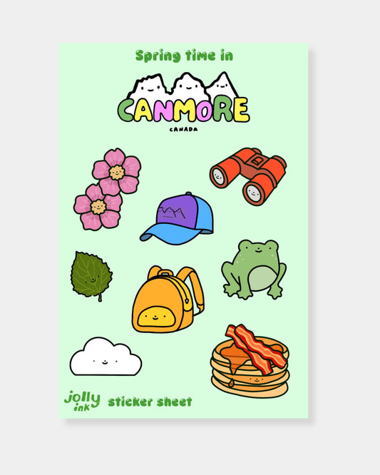 JOLLY INK SPRING STICKER SHEET