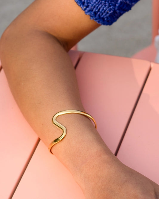 RIVER WILD 18K GOLD PLATED CUFF