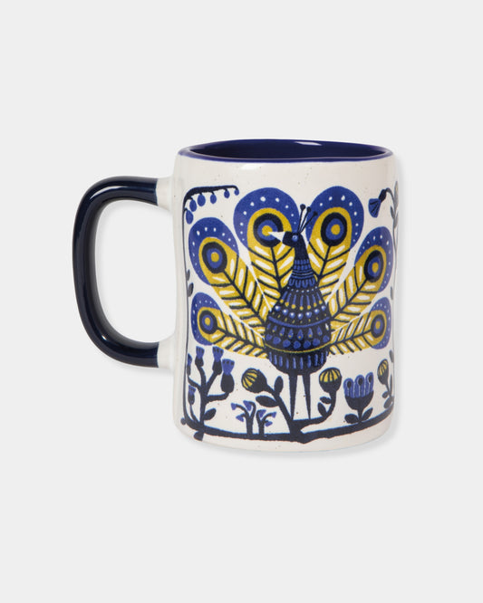 PEACOCK PERCH MUG