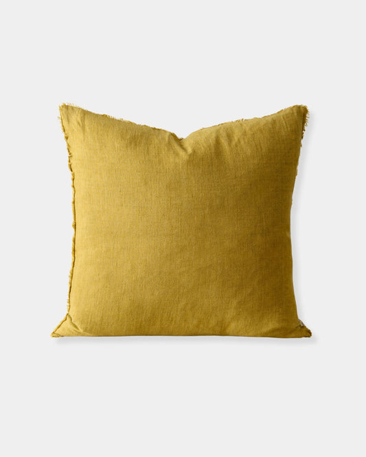 LINA LINEN 24x24 PILLOW - CUMIN