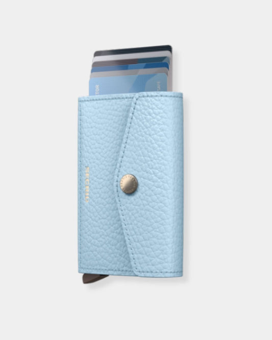 ENVELOPE WALLET - PEBBLE ICE BLUE | Stonewaters