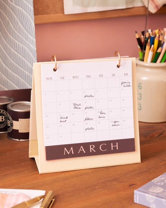 MODERN TYPE - 2026 DESK CALENDAR