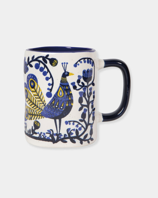 PEACOCK PERCH MUG