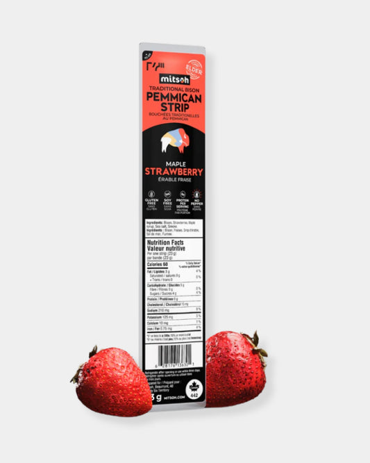 BISON ORIGINAL PEMMICAN - MAPLE STRAWBERRY