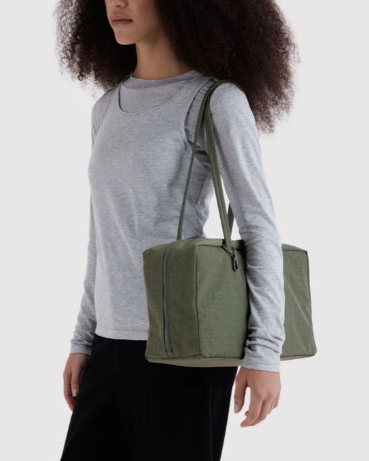 MEDIUM NYLON BOWLER BAG - CAPER